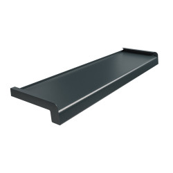 Softline steel window sill, Anthracite Structure