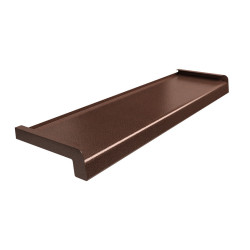 Softline steel window sill, Antique Copper
