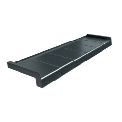 Aluminium tile Softline window sill, Anthracite RAL 7016