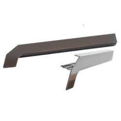 Aluminium caps for aluminium tile standard external window sills