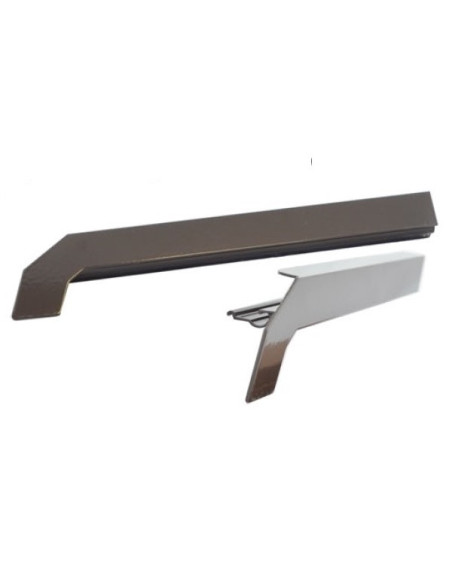 Aluminium caps for aluminium tile standard external window sills