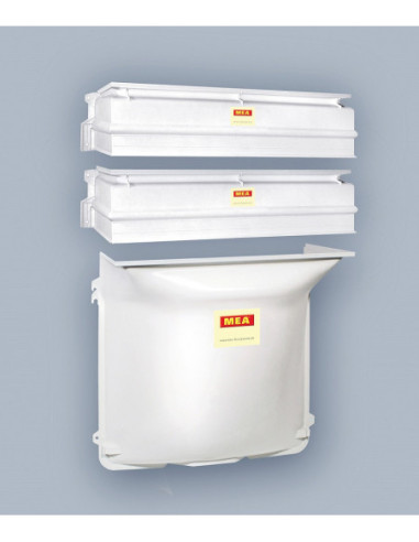 MULTINORM basement light well 3in1 with a grid grating 30/30