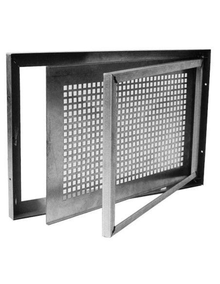 Steel single-sashed basement window SD1 - galvanized