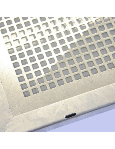 Steel single-sashed basement window SD1 - galvanized