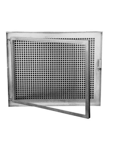 Steel single-sashed basement window SD1 - galvanized