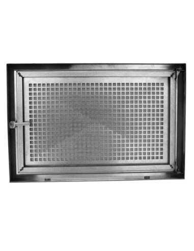Steel single-sashed basement window SD1 - galvanized