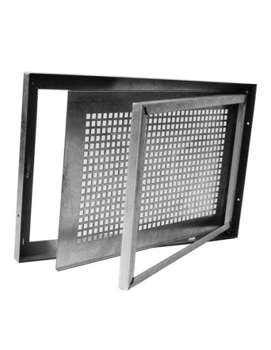 Steel single-sashed basement window SD1 - galvanized