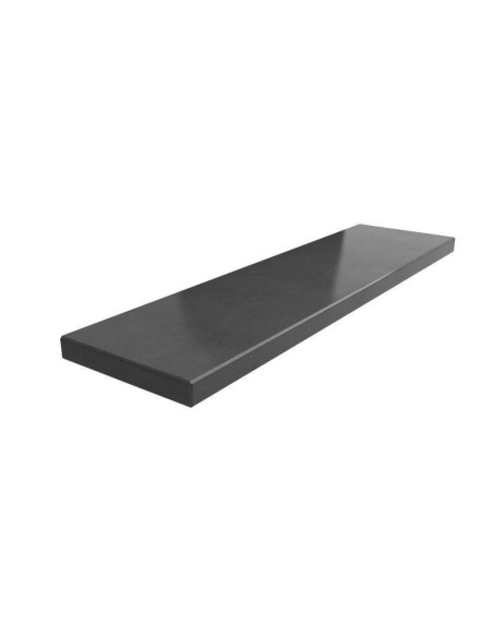 Quartz conglomerate window sill, Crystal Anthracite