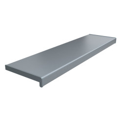 PVC chamber window sill, Silver