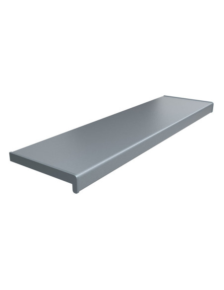 PVC chamber window sill, Silver