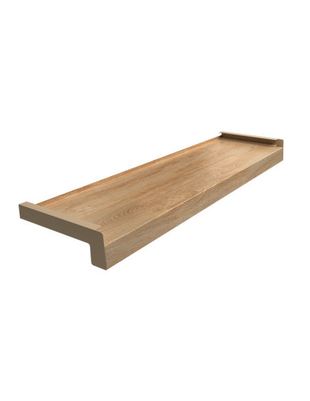 Veneered steel window sill Standard, Natural Oak