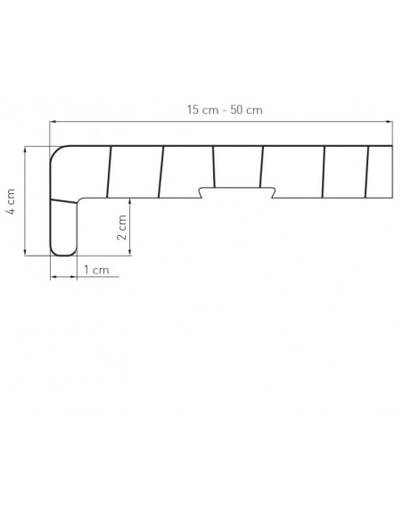 PVC chamber window sill, Mahogany