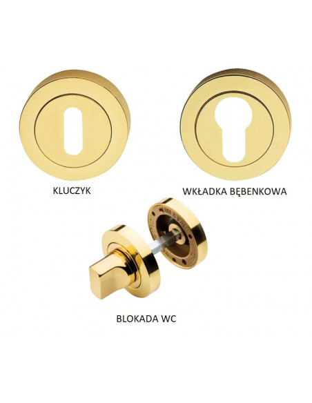 Lever door handle Linea Cali Trendy on a round rose 102