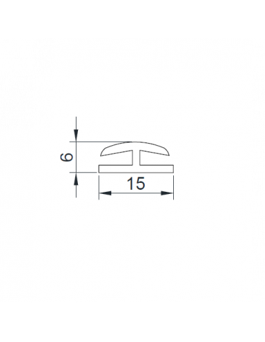 Rubber connector for external window sills
