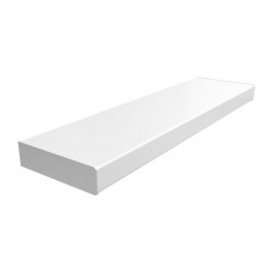 Standard PVC renovation window sill, White