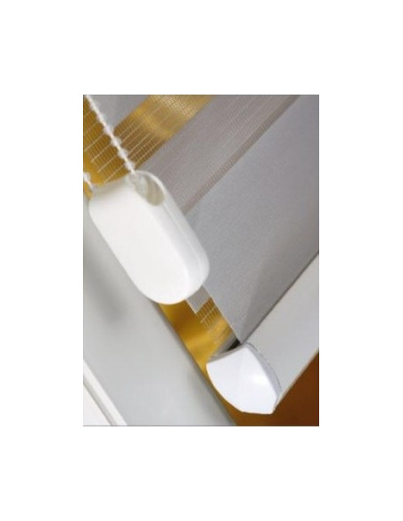 Day and night roller blind - aluminium weight bar