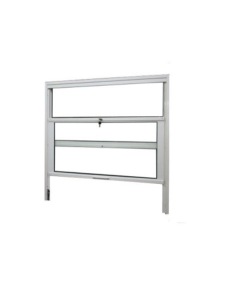 copy of Vertically sliding infeed/cashier window with actuator