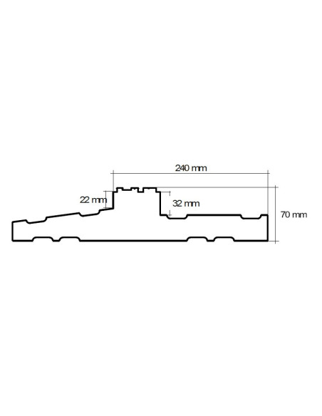copy of Podparapet termiczny pełny / ciepły parapet XPS PRIME  - SunnySill Standard 1180mm