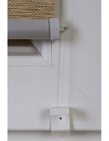 Line holder to the steel weight bar end cap