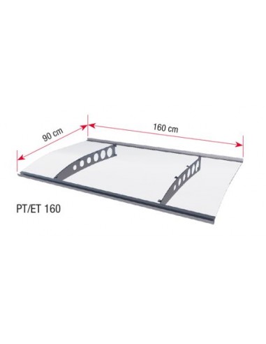 copy of Polycarbonate Canopy GUTTA SWING 160 x 87 x 27 cm