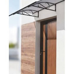 Door Canopy ARCO 150 x 90 x 25 cm, Cellular Polycarbonate