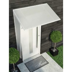 Flat Door Canopy Classica 120 x 90 cm, Cellular Polycarbonate