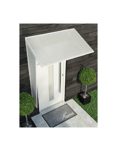 Flat Door Canopy Classica 120 x 90 cm, Cellular Polycarbonate