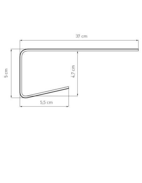 Standard PVC renovation window sill, White