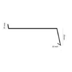 copy of Aluminium window sill Standard Brown RAL 8019 2