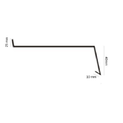 copy of Aluminium window sill Standard Brown RAL 8019 2