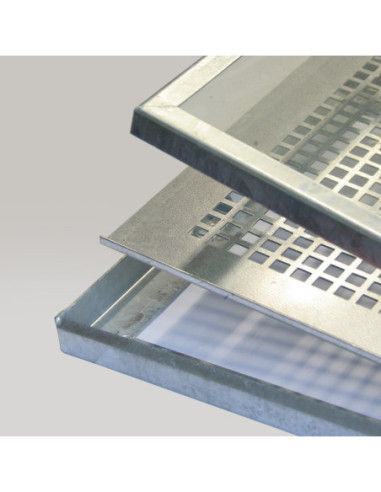 Double-casement galvanized basement window SD2