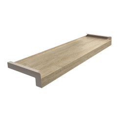 copy of Veneered steel window sill Standard, Natural Oak