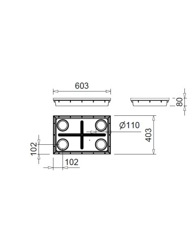 Industrial door mat MEARIN 60 x 40 x 8