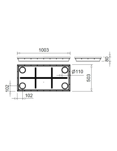 copy of Industrial door mat MEARIN 60 x 40 x 8