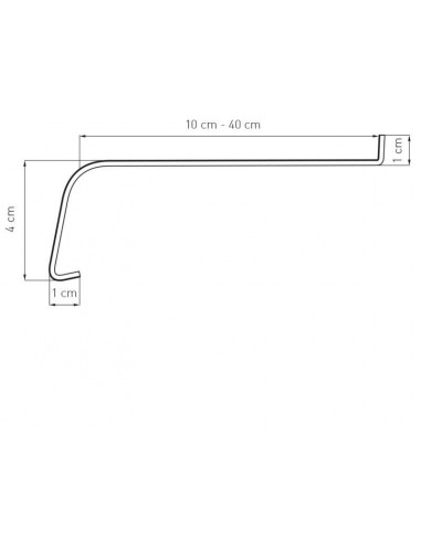 copy of Softline Veneered steel window sill, Walnut