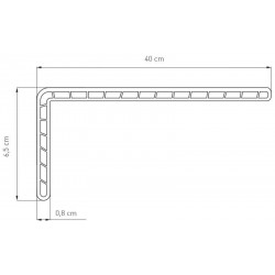 copy of PVC renovation chamber window sill, White 2