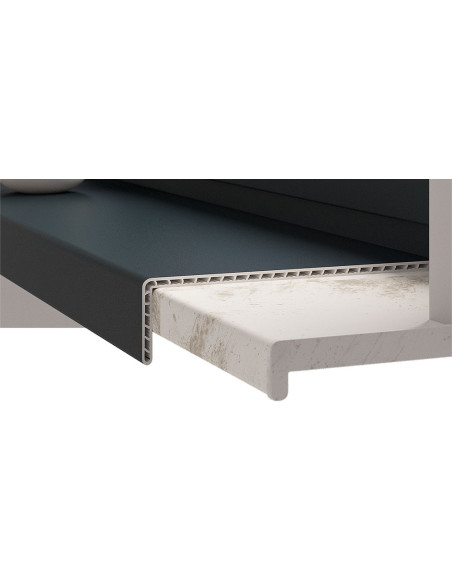PVC renovation chamber window sill, Marble