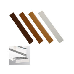 Double-sided caps for Standard PVC renovation internal window sills 2