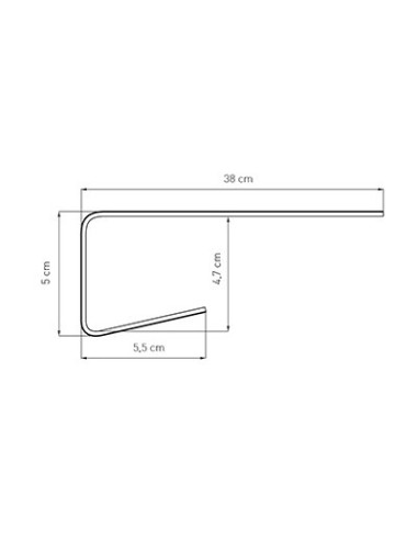 Double-sided caps for Standard PVC renovation internal window sills
