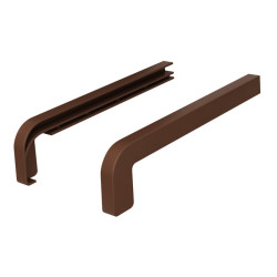 PVC double-sided caps for Standard external window sills