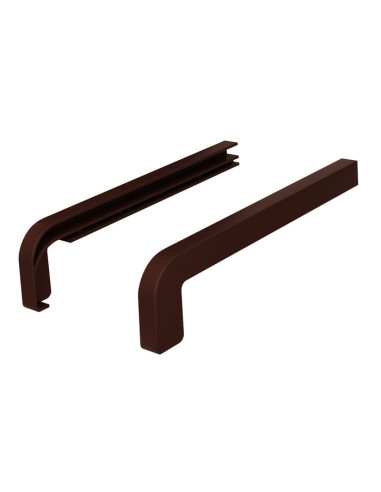 PVC double-sided caps for Standard external window sills