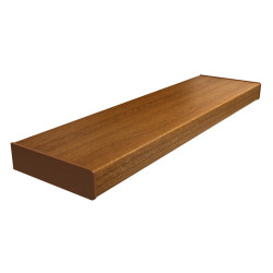 Standard PVC renovation window sill, Golden Oak