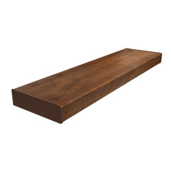 Standard PVC renovation window sill, Walnut
