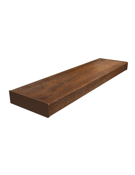 Standard PVC renovation window sill, Walnut