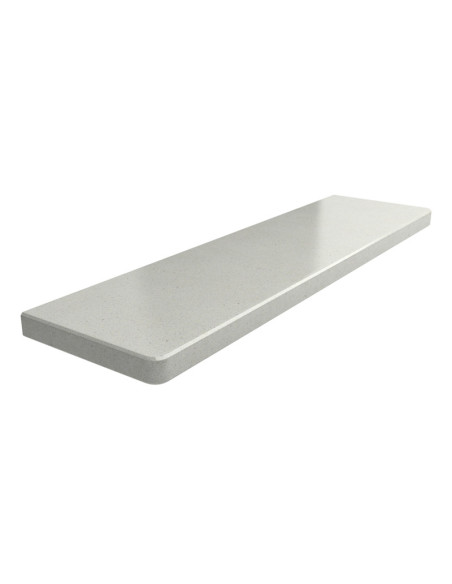 Conglomerate window sill, Bianco Carrara