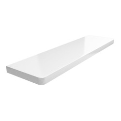Laminated MDF window sill, White Gloss series M