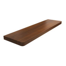 Laminated MDF window sill, Lanzado Walnut series M