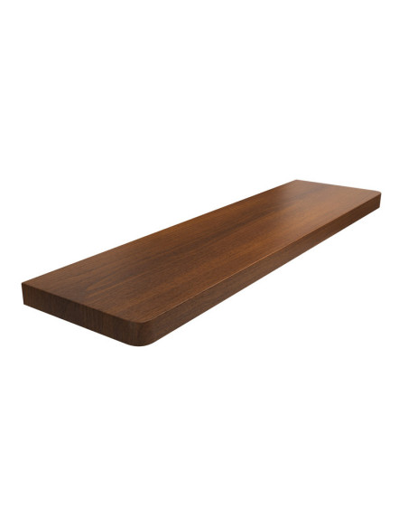 Laminated MDF window sill, Lanzado Walnut series M