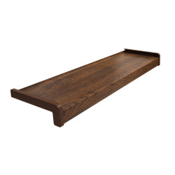 Veneered steel window sill Standard Walnut