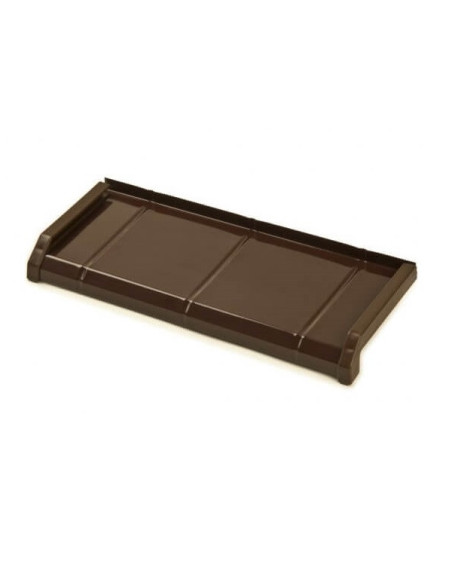 Aluminium tile Standard window sill, Brown RAL 8017